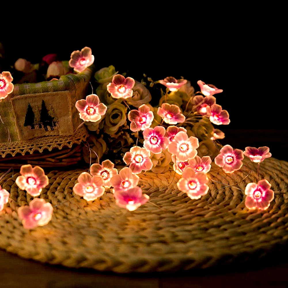 Cherry Blossom Fairy String Lights