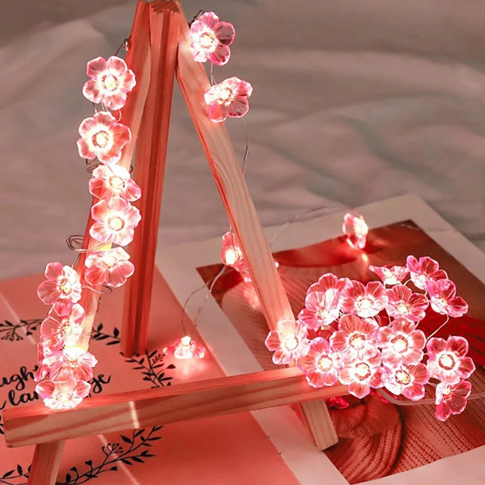 Cherry Blossom Fairy String Lights