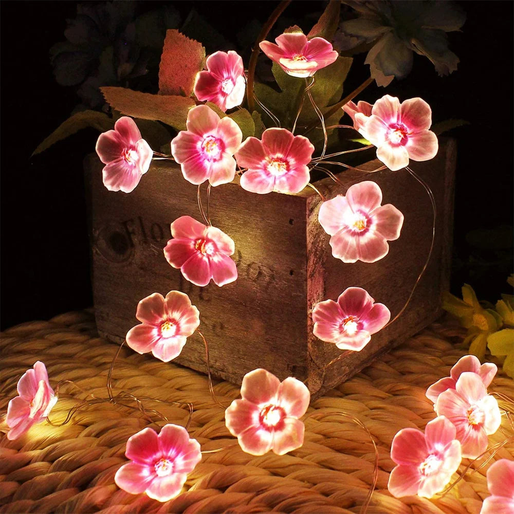 Cherry Blossom Fairy String Lights