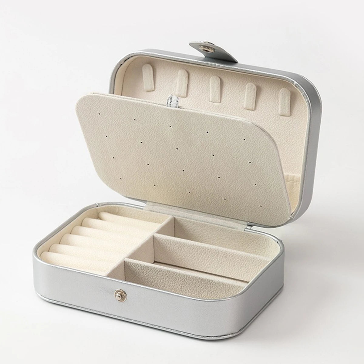 Velvet Travel Jewelry Organizer Box