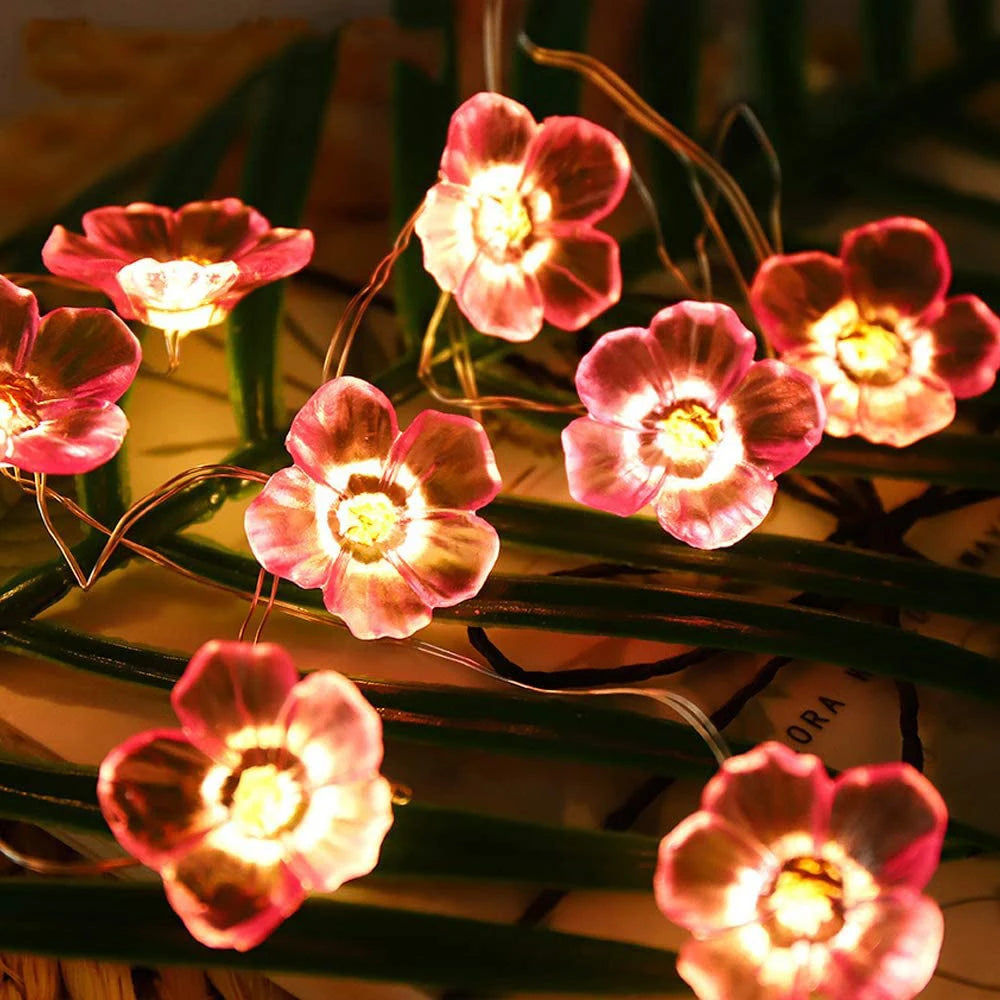 Cherry Blossom Fairy String Lights