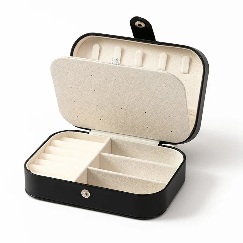 Velvet Travel Jewelry Organizer Box