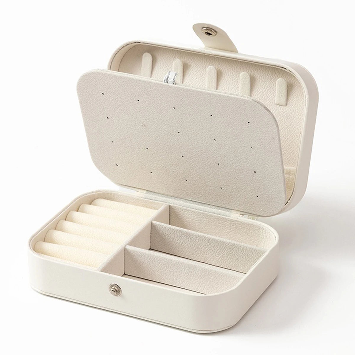 Velvet Travel Jewelry Organizer Box