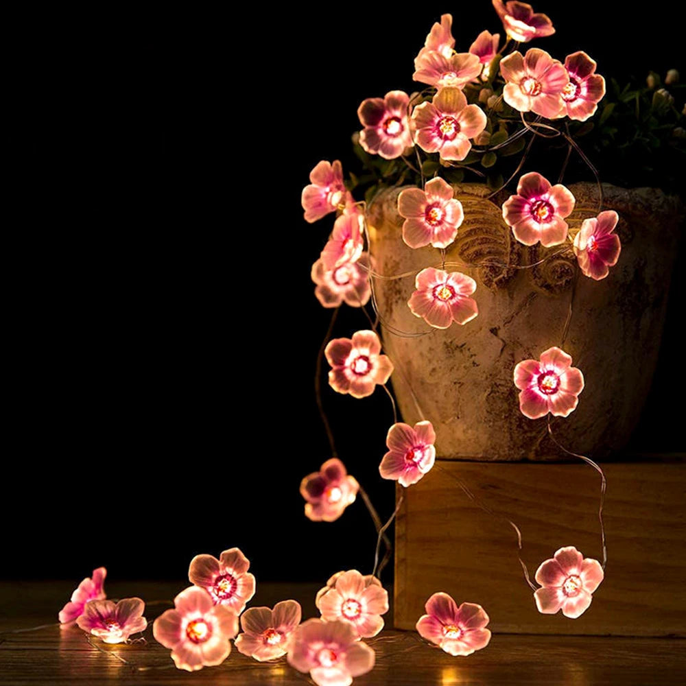 Cherry Blossom Fairy String Lights