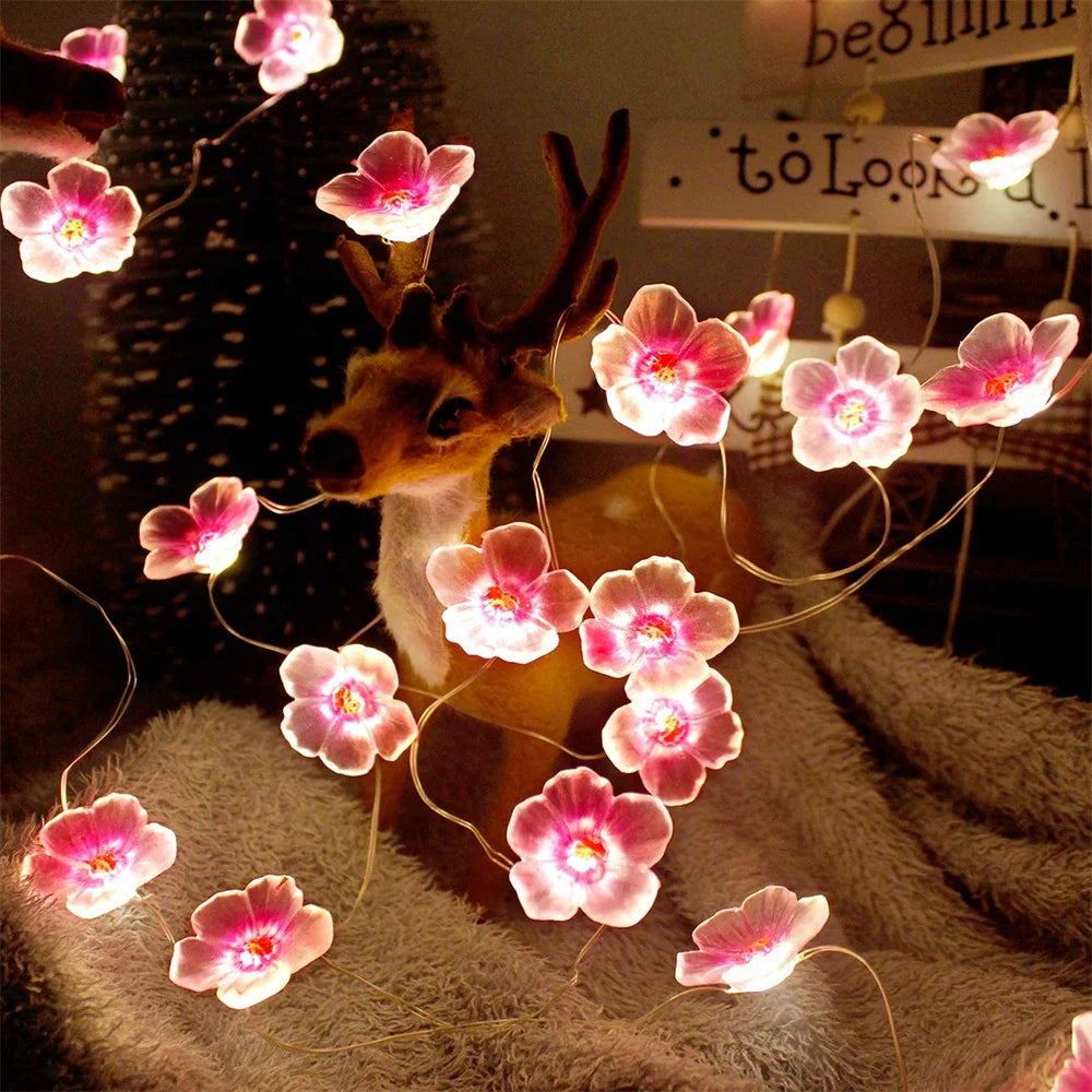 Cherry Blossom Fairy String Lights