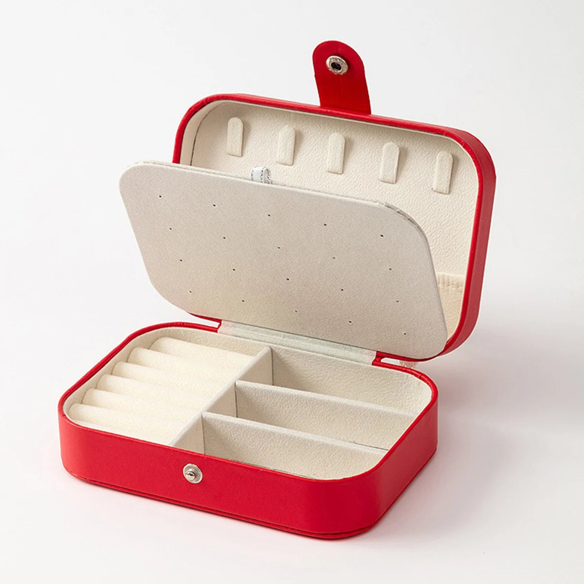 Velvet Travel Jewelry Organizer Box