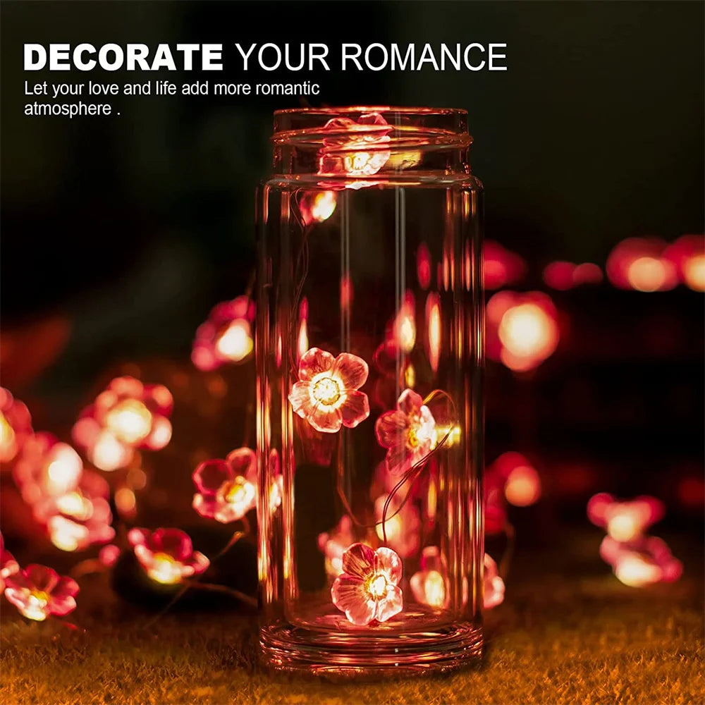 Cherry Blossom Fairy String Lights