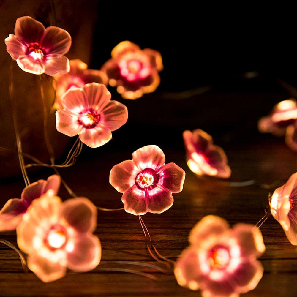 Cherry Blossom Fairy String Lights